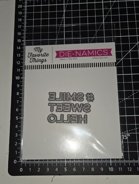 #Captions MFY Die-namics Die Set